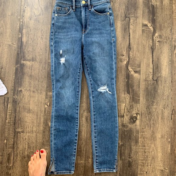 Frame All High Rise Cigarette in Lagoon - Picture 2 of 3